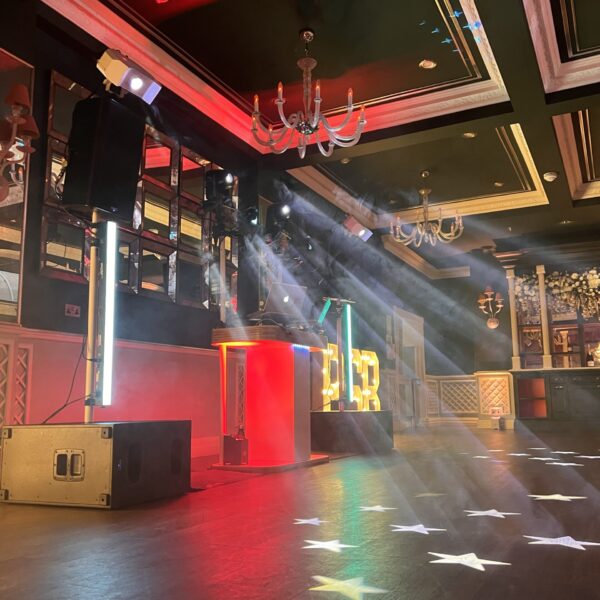 Lighting in a large room